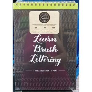 Paper Pad Kelly Creates Large Brush Workbook 8.5"X12.3" 138 Sheets 343561 NEW